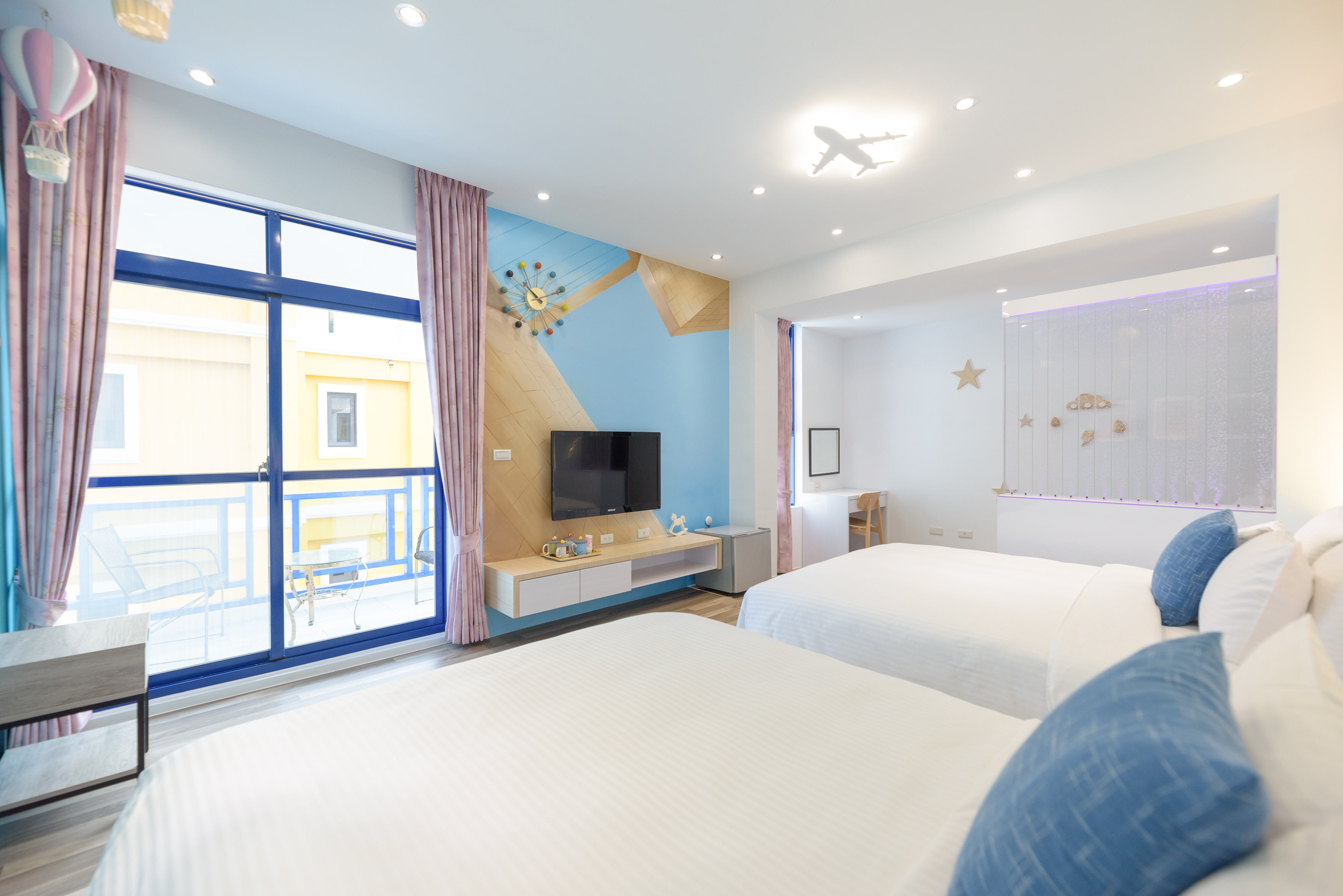 澎湖旅遊-風車陽台四人房